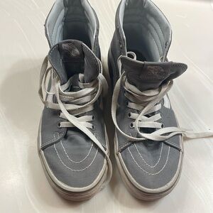 Vans grey high tops